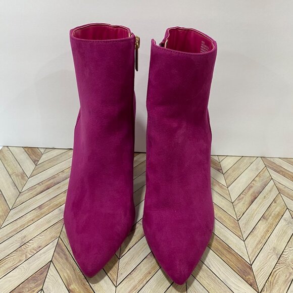 Hot Pink Block Heel Ankle Boots – Size 8.5 (EU 39) - Picture 3 of 7